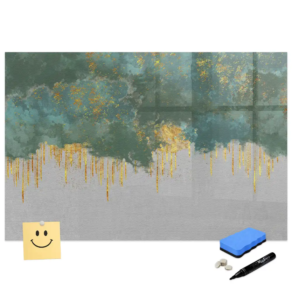 Tablă magnetică de scris cu model decorativ