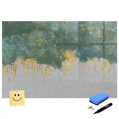 Tablă magnetică de scris cu model decorativ