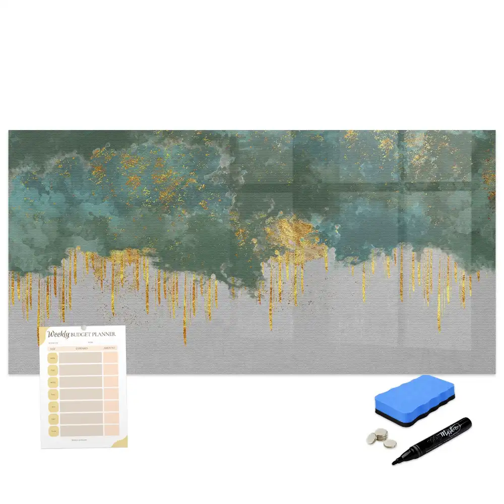 Tablă magnetică de scris cu model decorativ