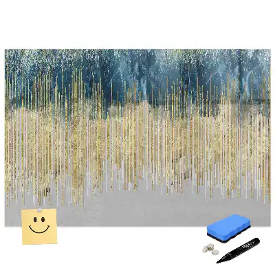 Tablă magnetică decorativă cu model grafic