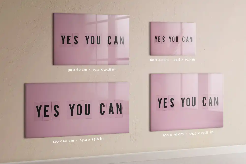 Tablă magnetică cu marker și mesaj motivațional O să te descurci cu toate