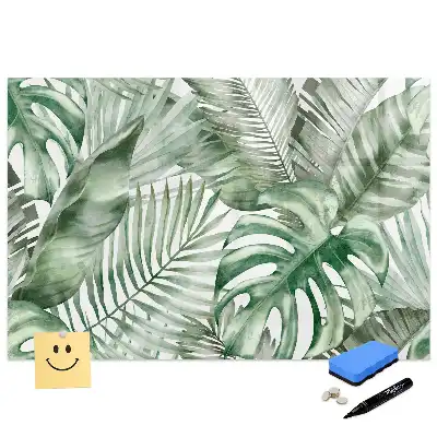 Tablă cu marker pentru frunze de arbuști și plante