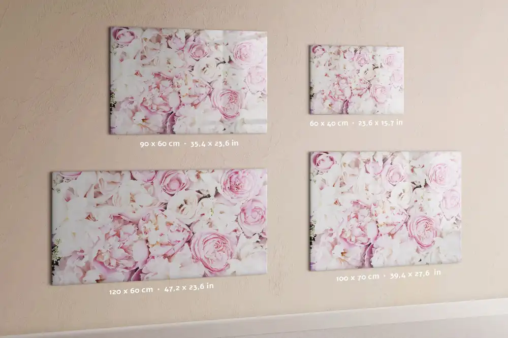 Tablă magnetică cu marker și design decorativ cu crenguțe florale