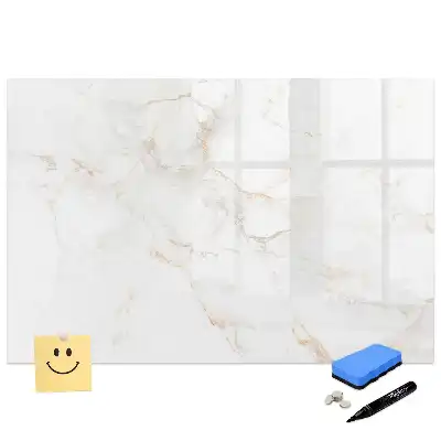 Tablă magnetică decorativă cu aspect de marmură