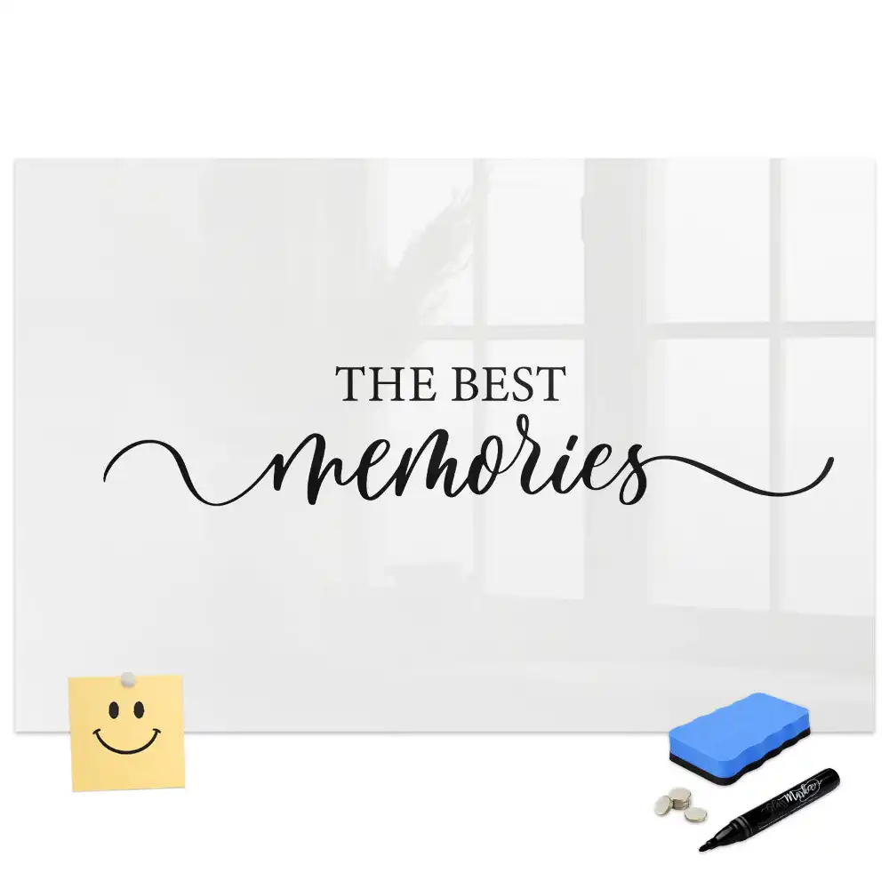 Tablă magnetică decorativă cu inscripția amintiri frumoase