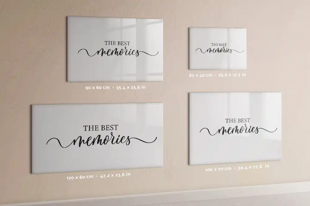 Tablă magnetică decorativă cu inscripția amintiri frumoase