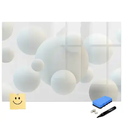 Tablă magnetică de scris pentru fotbal cu model abstract