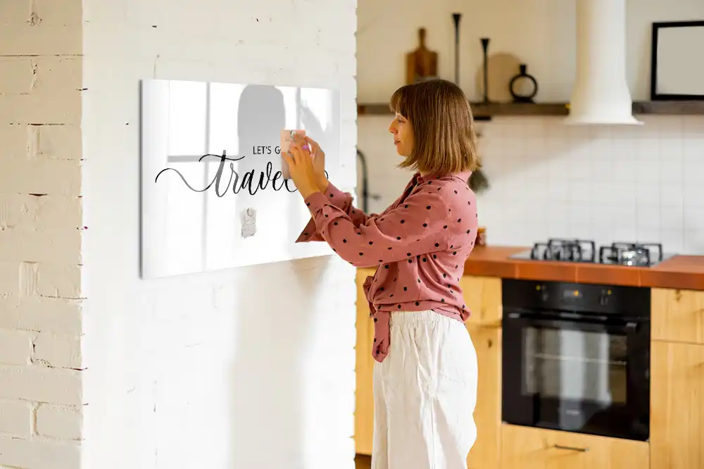 Tablă magnetică cu mesaj decorativ Călătorie îndepărtată