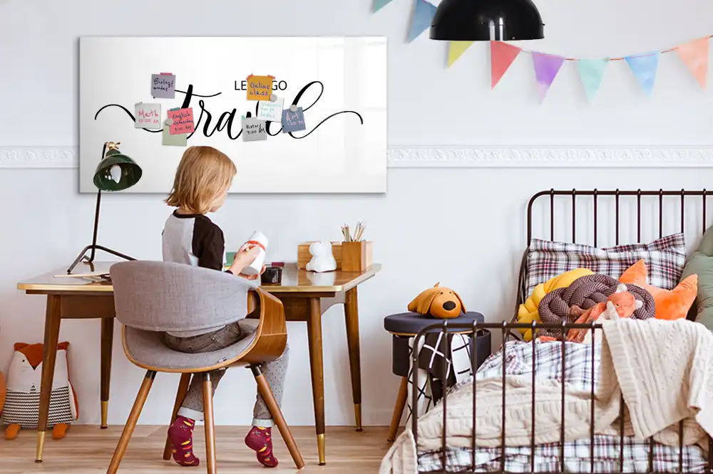 Tablă magnetică cu mesaj decorativ Călătorie îndepărtată