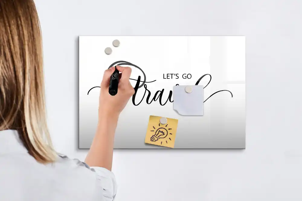 Tablă magnetică cu mesaj decorativ Călătorie îndepărtată