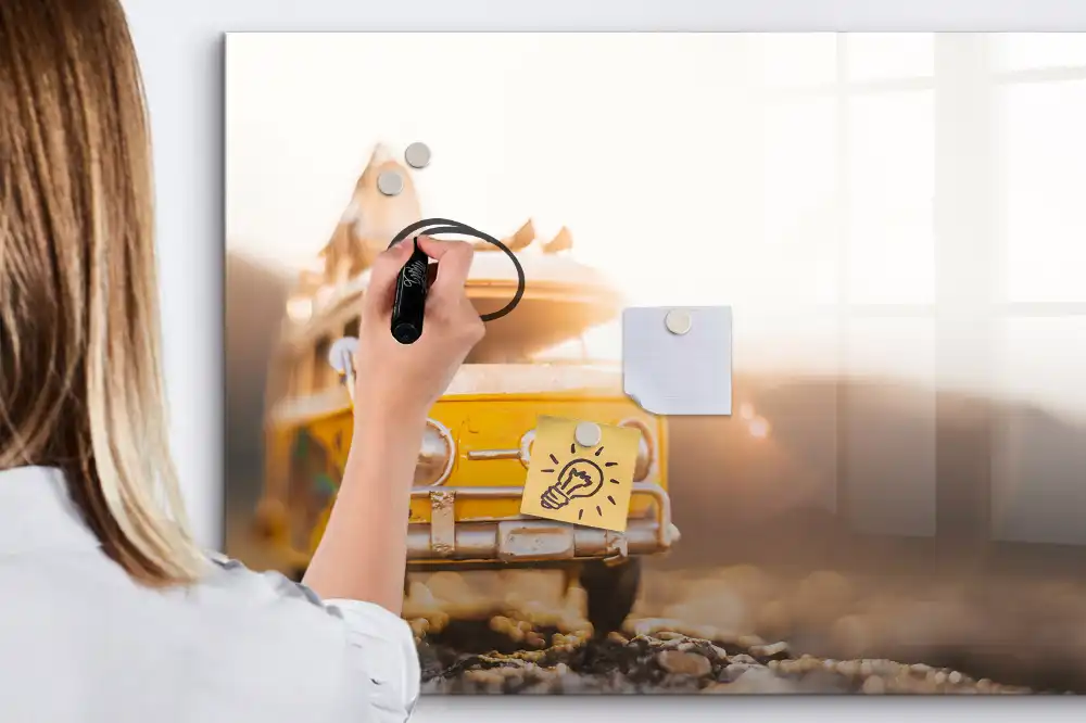 Tablă magnetică auto pentru magneți de vacanță