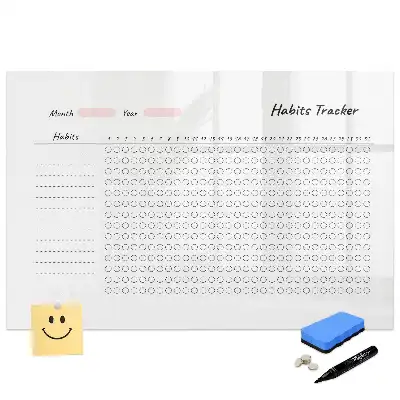 Tablă magnetică pentru monitorizarea obiceiurilor zilnice