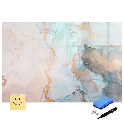 Tablă magnetică cu model de pânză de pictură abstractă