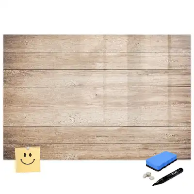 Tablă magnetică pentru scris cu ramă din lemn natural