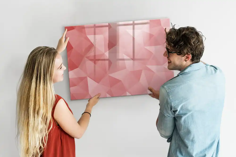 Tablă magnetică cu figuri geometrice triunghiulare