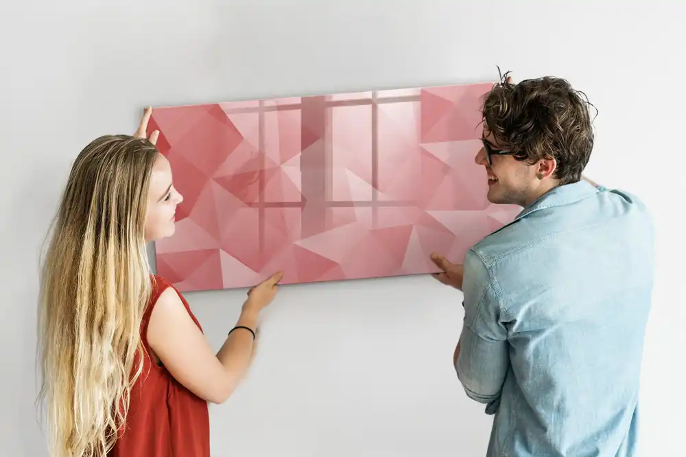 Tablă magnetică cu figuri geometrice triunghiulare