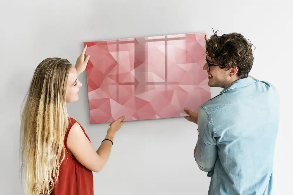 Tablă magnetică cu figuri geometrice triunghiulare
