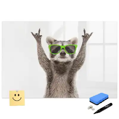 Tablă magnetică Enot cu ochelari