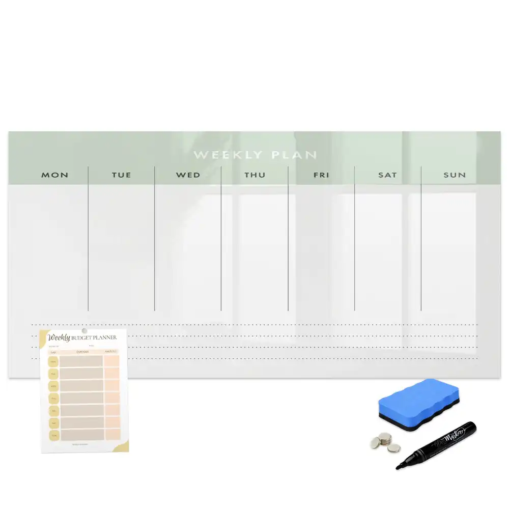 Tablă magnetică organizator săptămânal pentru 7 zile