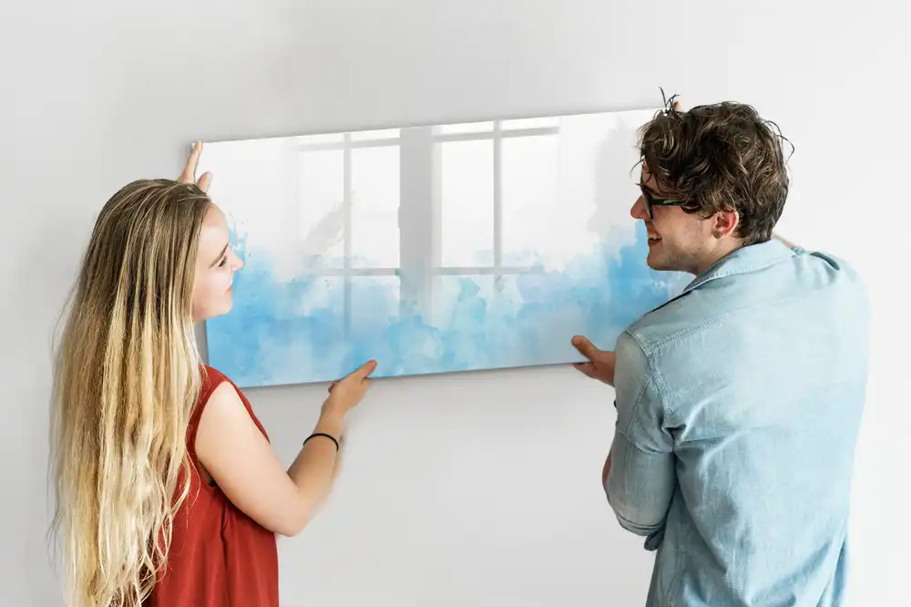 Tablă magnetică cu model pete colorate de vopsea