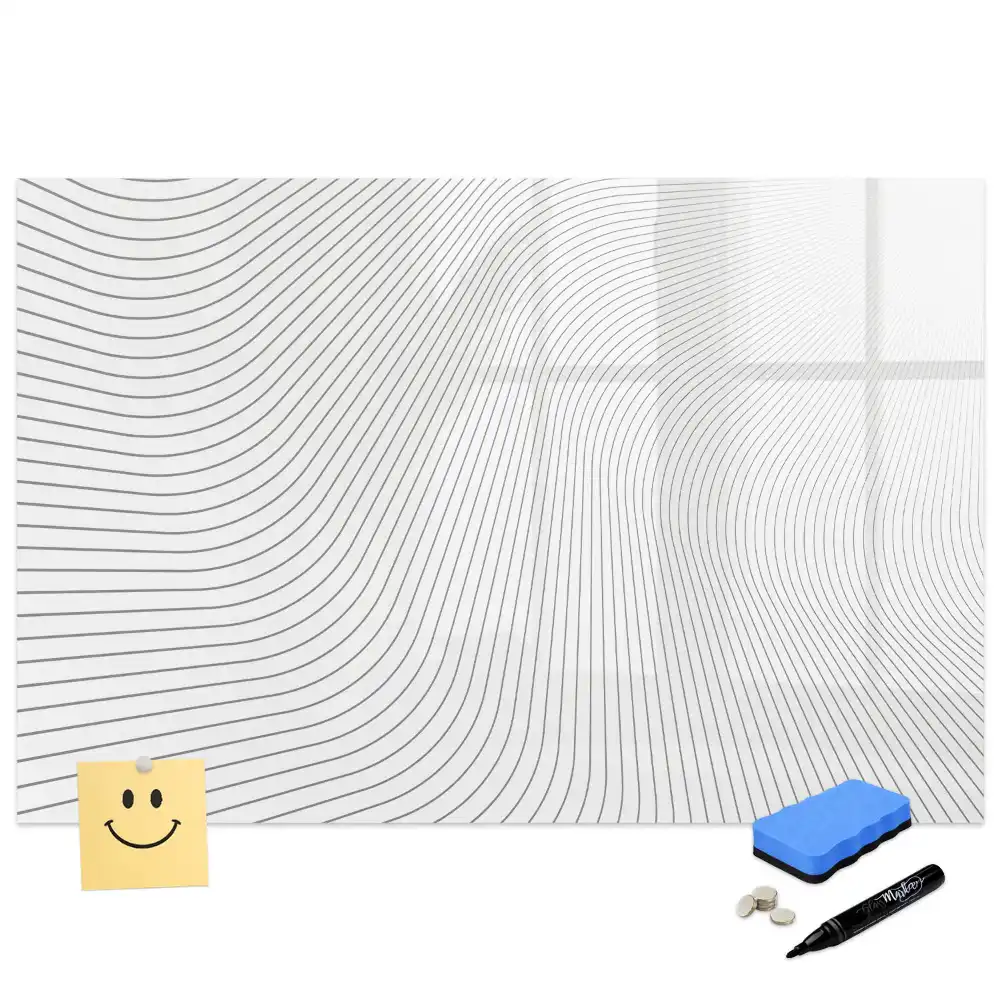 Tablă magnetică cu model abstract