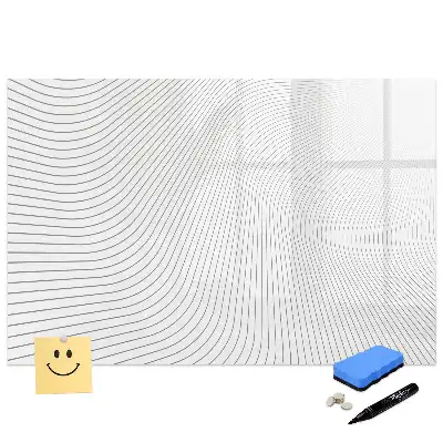 Tablă magnetică cu model abstract