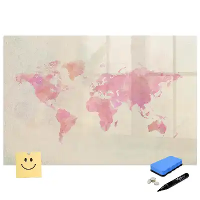 Tablă magnetică pentru scris viziune artistică a lumii