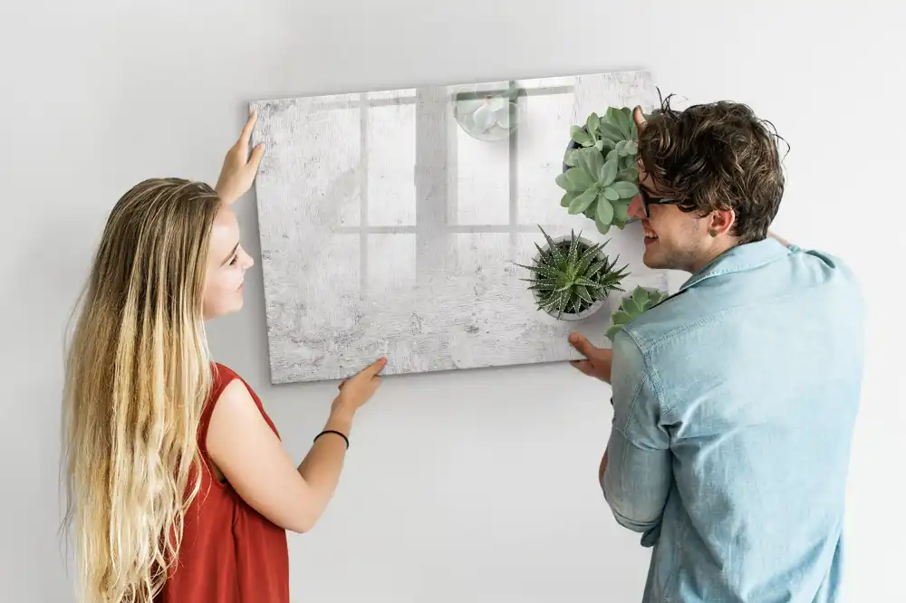 Tablă magnetică pentru magneți decorativi cu plante de cameră