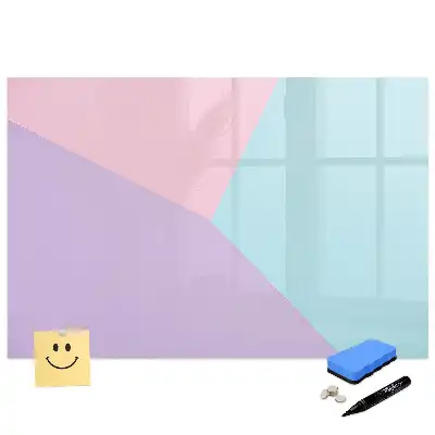 Tablă magnetică de scris cu design pastelat delicat