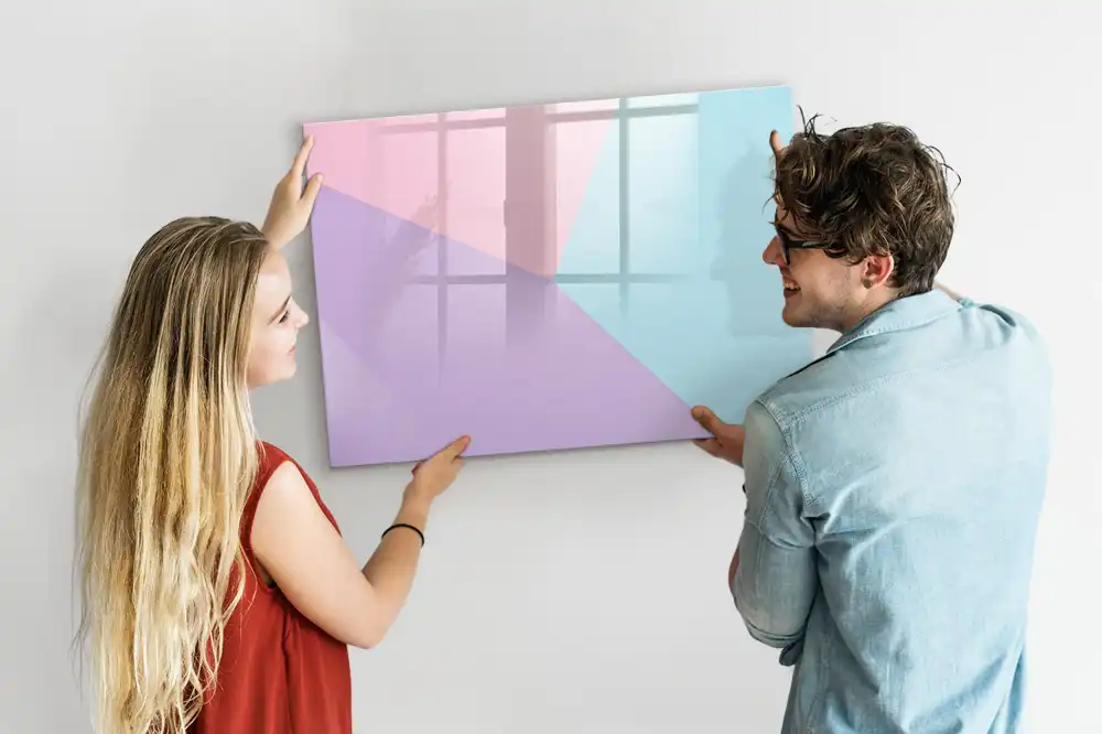 Tablă magnetică de scris cu design pastelat delicat