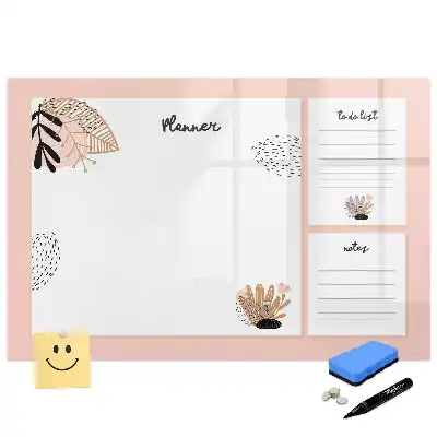Tablă magnetică pentru planificare și organizare
