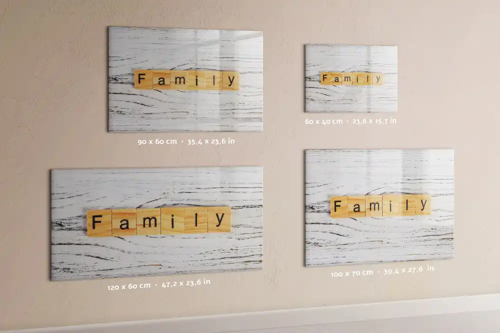 Tablă magnetică pentru mesaje în familie