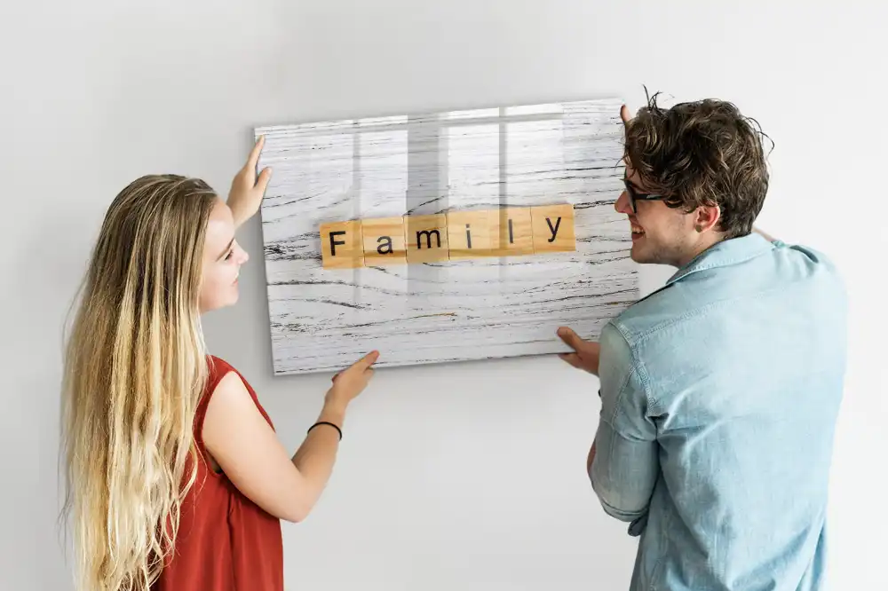 Tablă magnetică pentru mesaje în familie