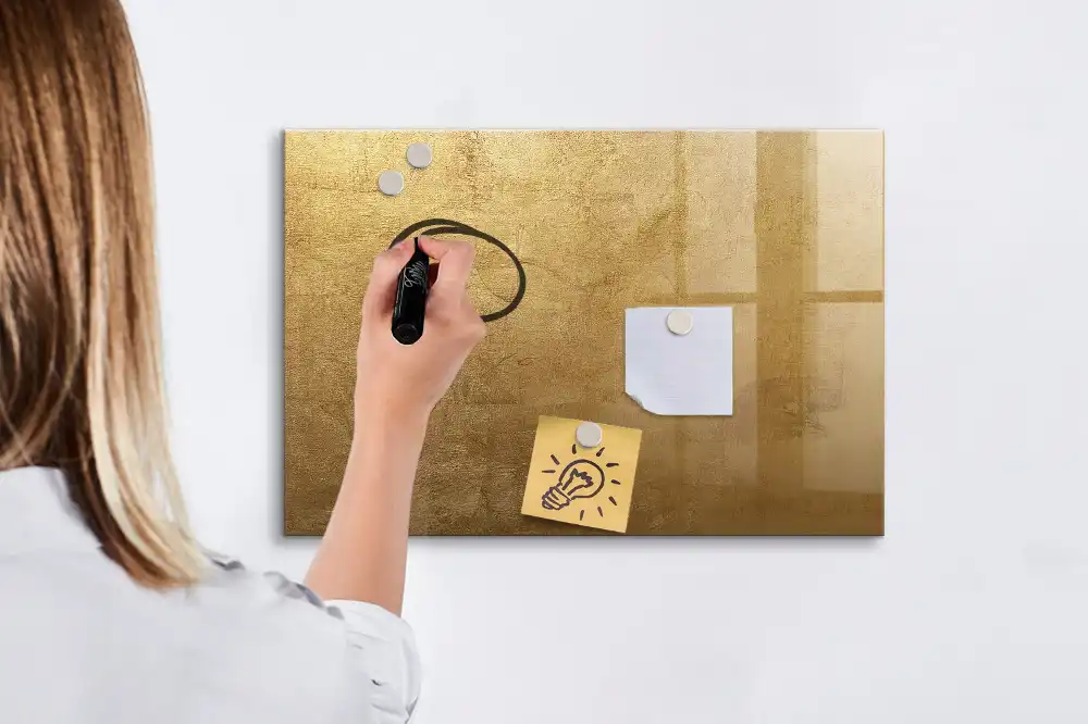 Tablă magnetică decorativă de perete pentru notițe