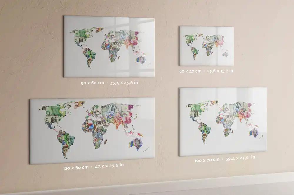Tablă magnetică cu harta Europei și marker