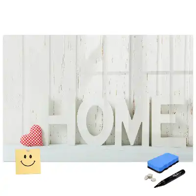 Tablă magnetică decorativă pentru mesaje familia și casa
