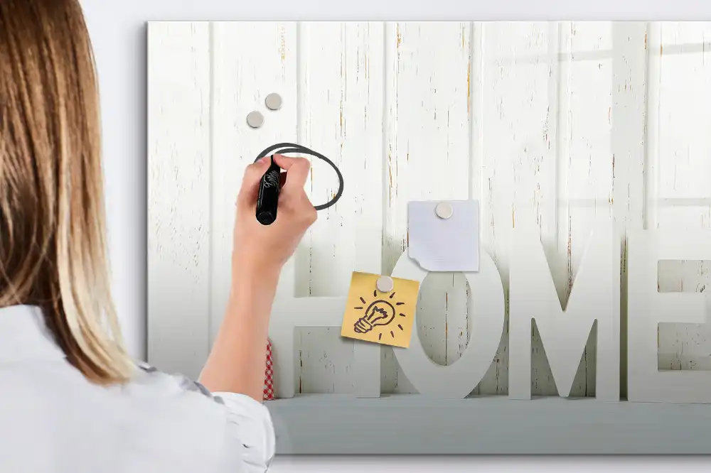 Tablă magnetică decorativă pentru mesaje familia și casa