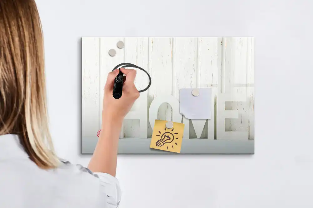 Tablă magnetică decorativă pentru mesaje familia și casa