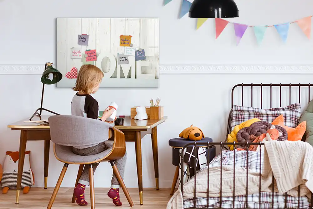 Tablă magnetică decorativă pentru mesaje familia și casa