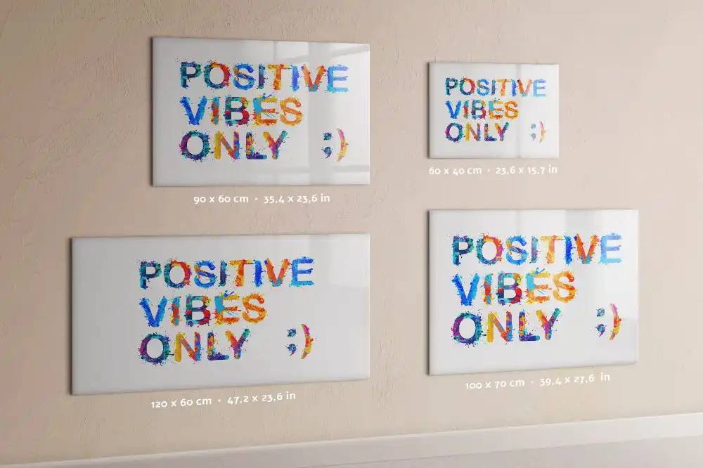 Tablă magnetică cu slogan motivațional