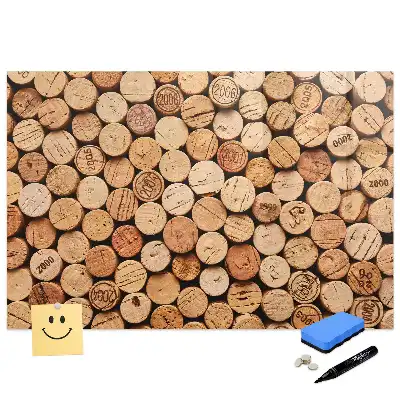 Tablă magnetică pentru organizare din dopuri de vin