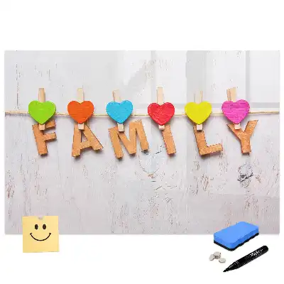Tablă magnetică decorativă cu inscripția Focul Sacru al Familiei