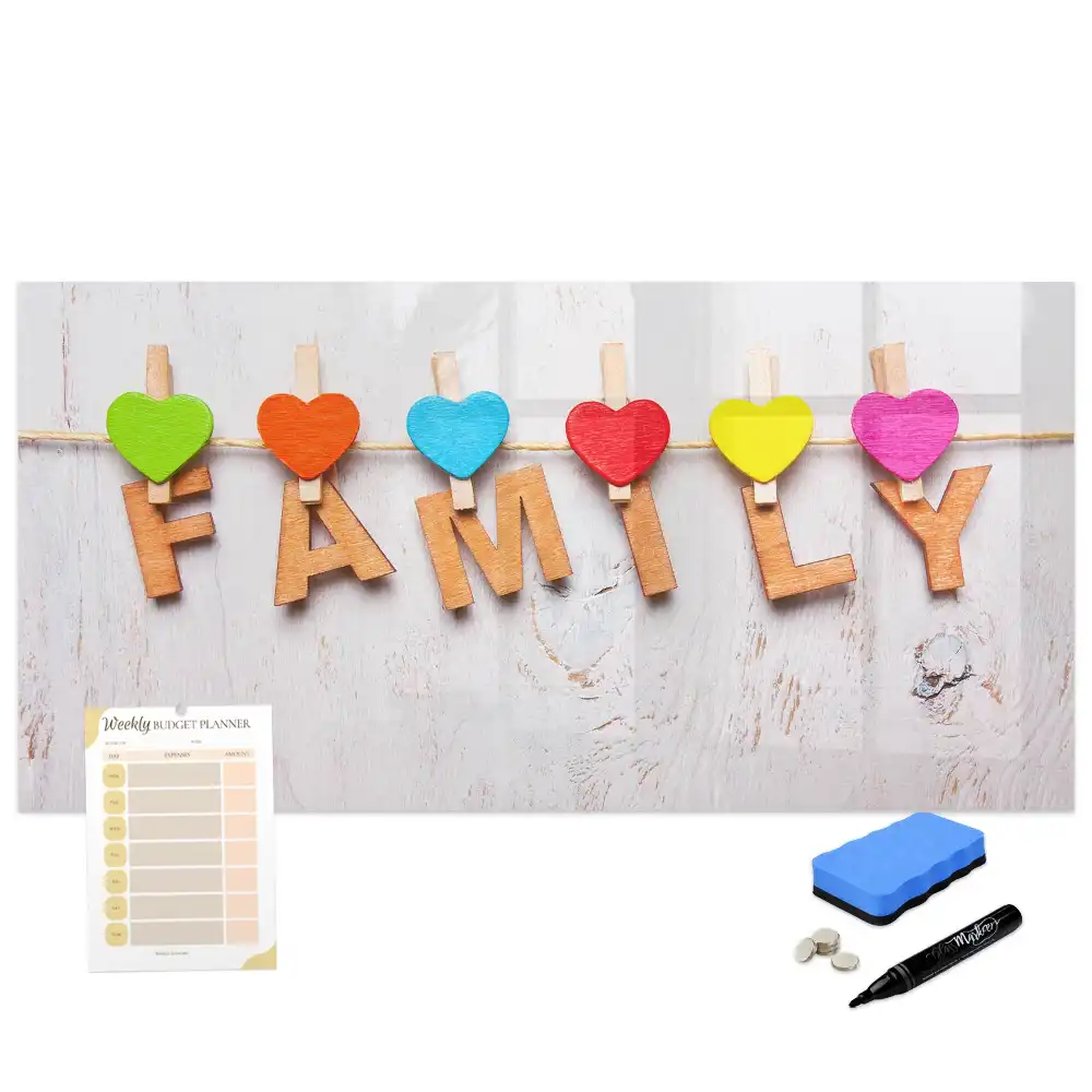 Tablă magnetică decorativă cu inscripția Focul Sacru al Familiei