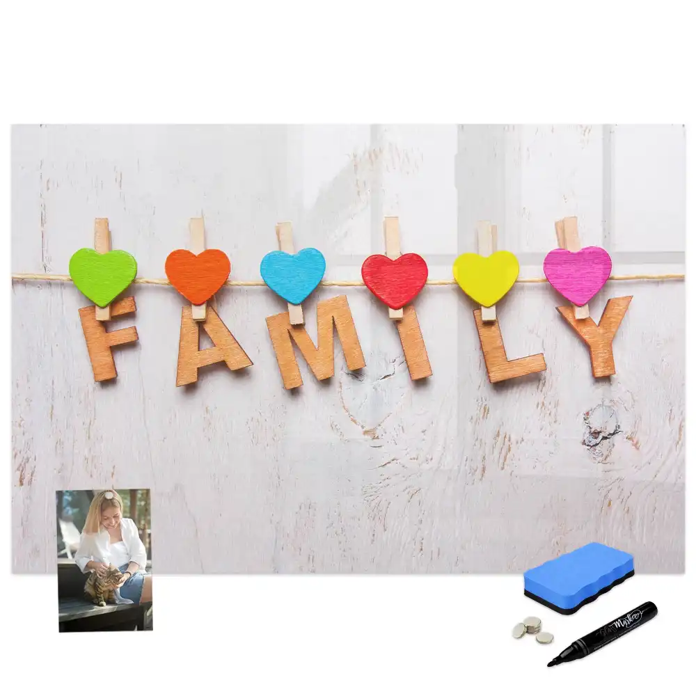 Tablă magnetică decorativă cu inscripția Focul Sacru al Familiei