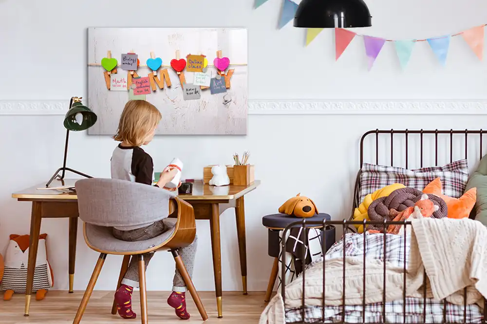 Tablă magnetică decorativă cu inscripția Focul Sacru al Familiei