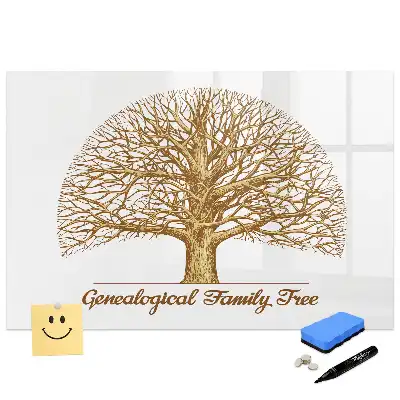 Tablă magnetică pentru arbore genealogic multigenerațional
