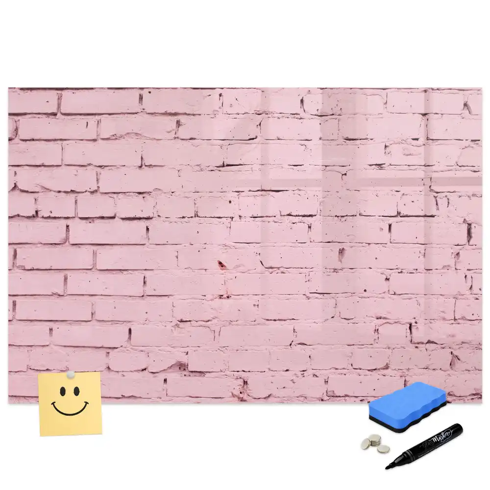 Tablă magnetică pentru perete din cărămidă roșie