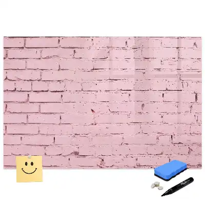 Tablă magnetică pentru perete din cărămidă roșie