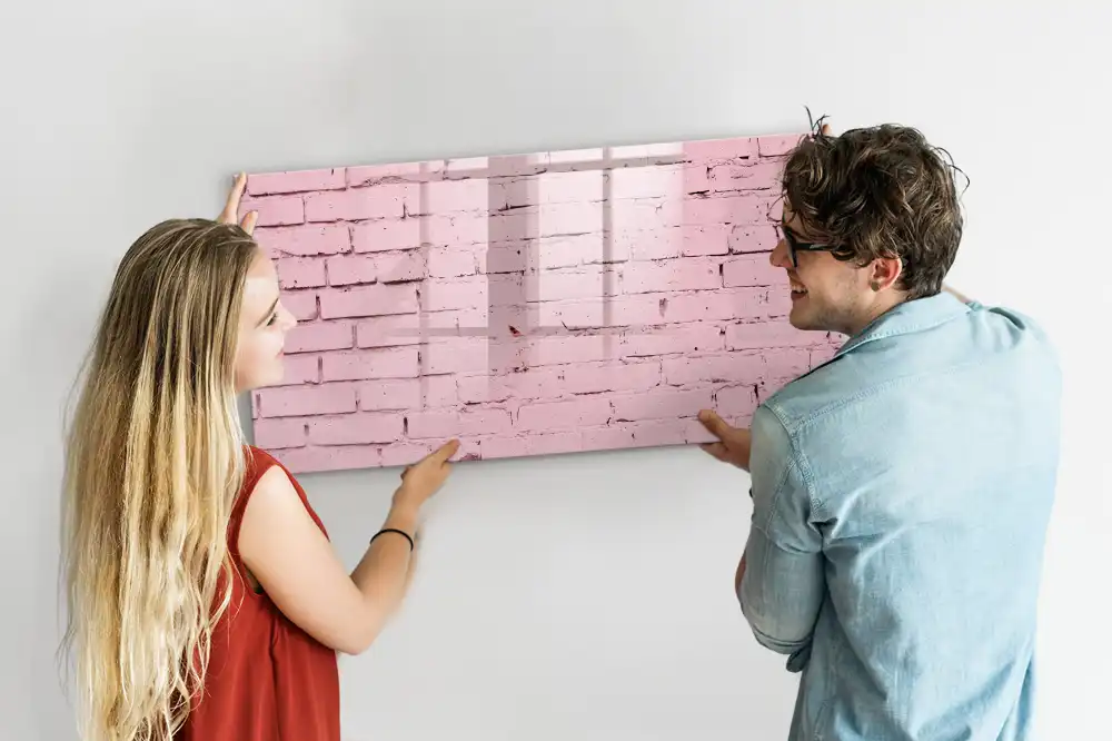 Tablă magnetică pentru perete din cărămidă roșie