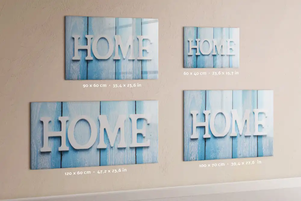 Tablă magnetică pentru scris cu inscripția Home Sweet Home